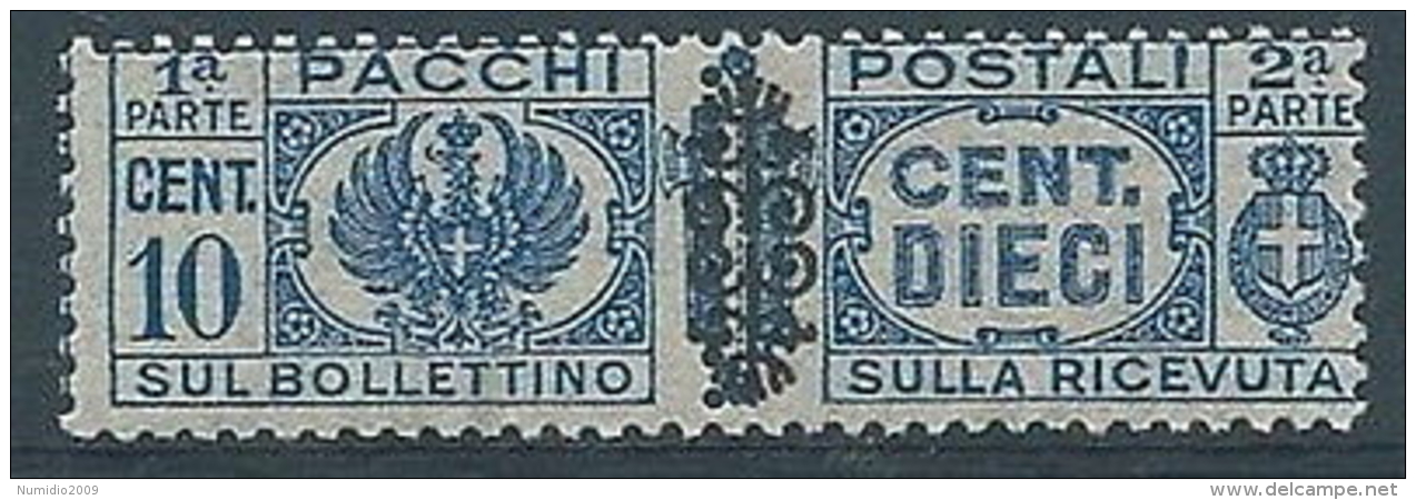 1945 LUOGOTENENZA PACCHI POSTALI 10 CENT MNH ** - RR4376 - Colis-postaux