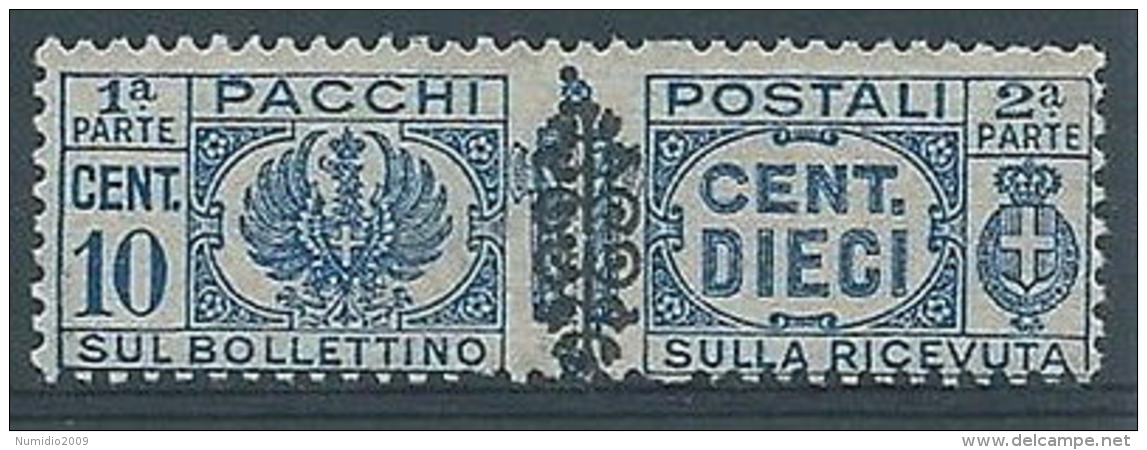 1945 LUOGOTENENZA PACCHI POSTALI 10 CENT MNH ** - RR4376-6 - Colis-postaux