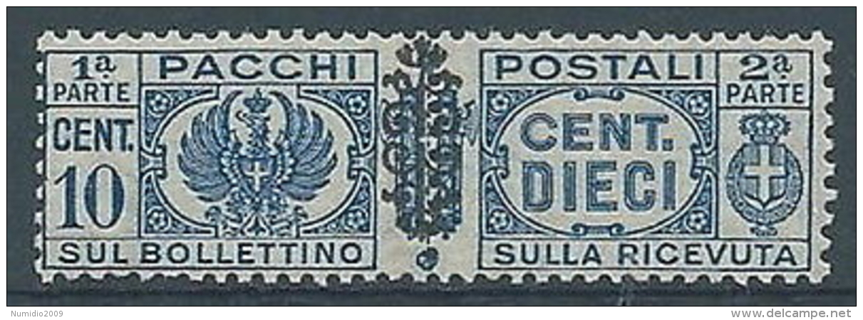 1945 LUOGOTENENZA PACCHI POSTALI 10 CENT MNH ** - RR4377-3 - Postal Parcels