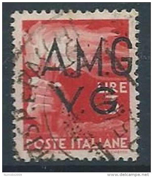 1945-47 TRIESTE AMG VG USATO DEMOCRATICA 3 LIRE - RR13222 - Usati