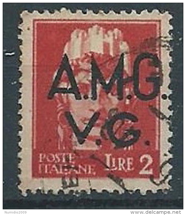 1945-47 TRIESTE AMG VG USATO IMPERIALE 2 LIRE - RR13222-3 - Oblitérés