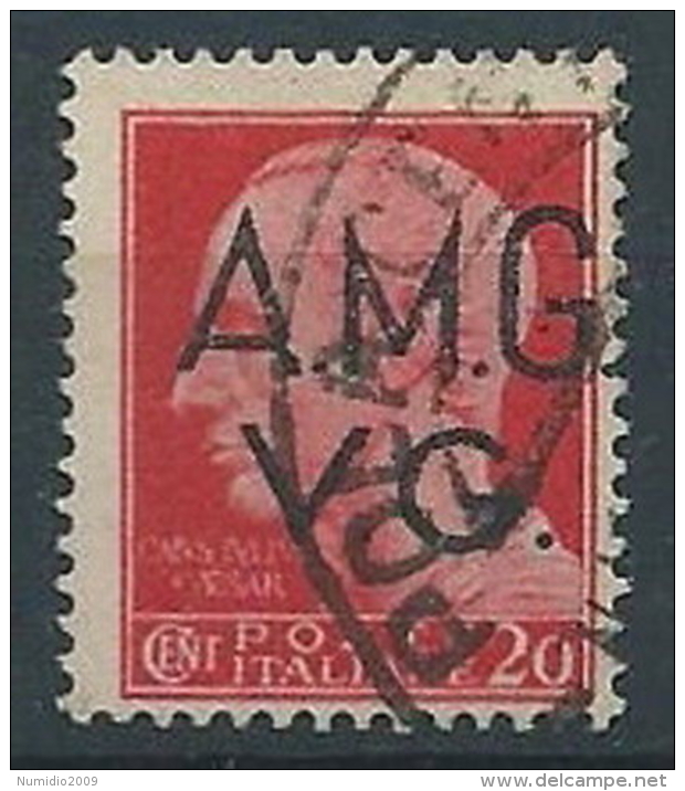 1945-47 TRIESTE AMG VG USATO IMPERIALE 20 CENT RUOTA - RR13222 - Used