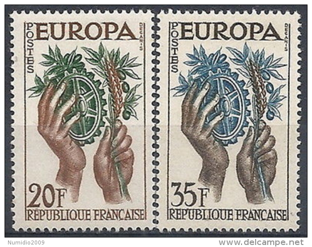 1957 FRANCIA EUROPA MNH ** - FR729 - Unused Stamps