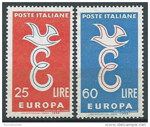 1958 EUROPA ITALIA MNH ** - EV - 1958