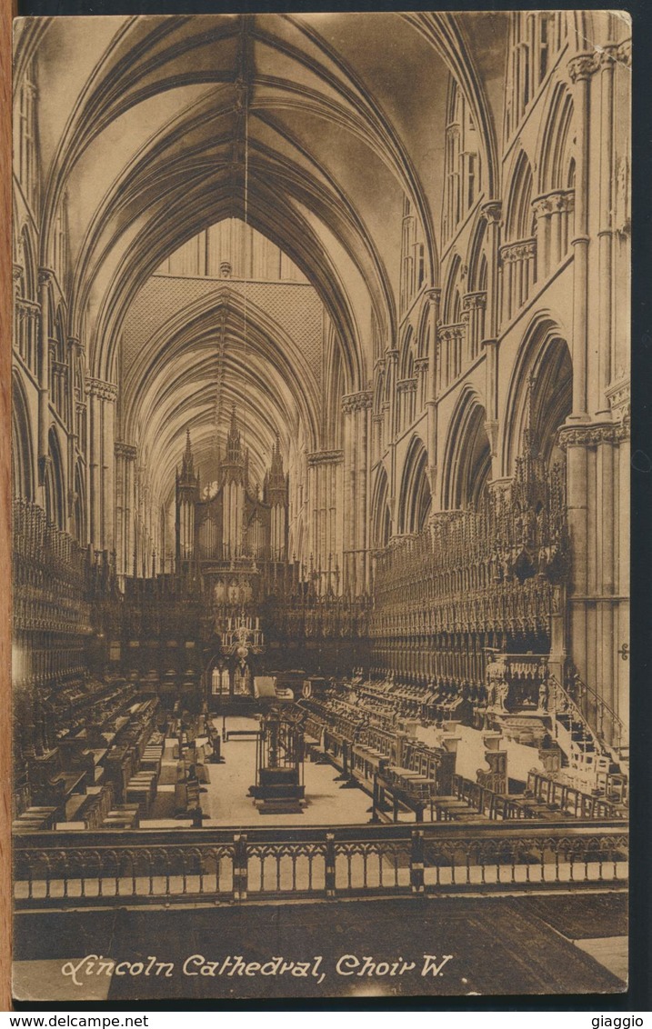 °°° 11873 - UK - LINCOLN CATHEDRAL , CHOIR °°° - Lincoln