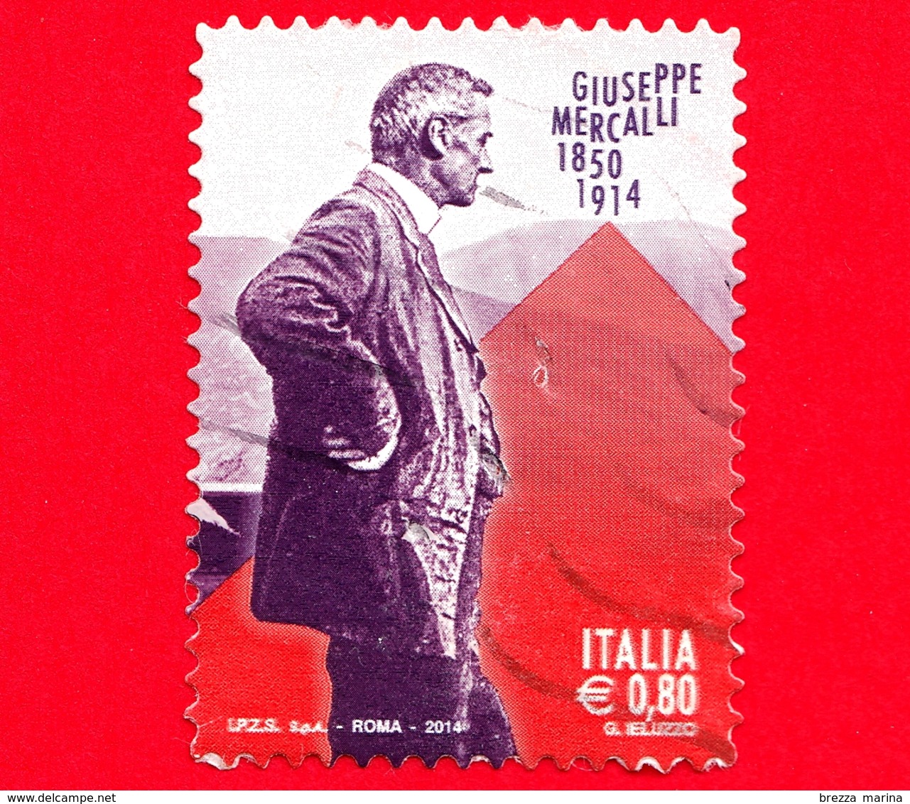 ITALIA - Usato - 2014 - Centenario Della Morte Di Giuseppe Mercalli - 0,80 - 2011-20: Gebraucht