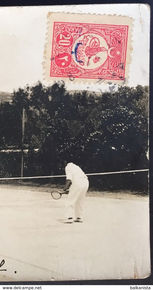 Ottoman Turkey Constantinople Tennis Court & Tenis Players 1912 - Turquie