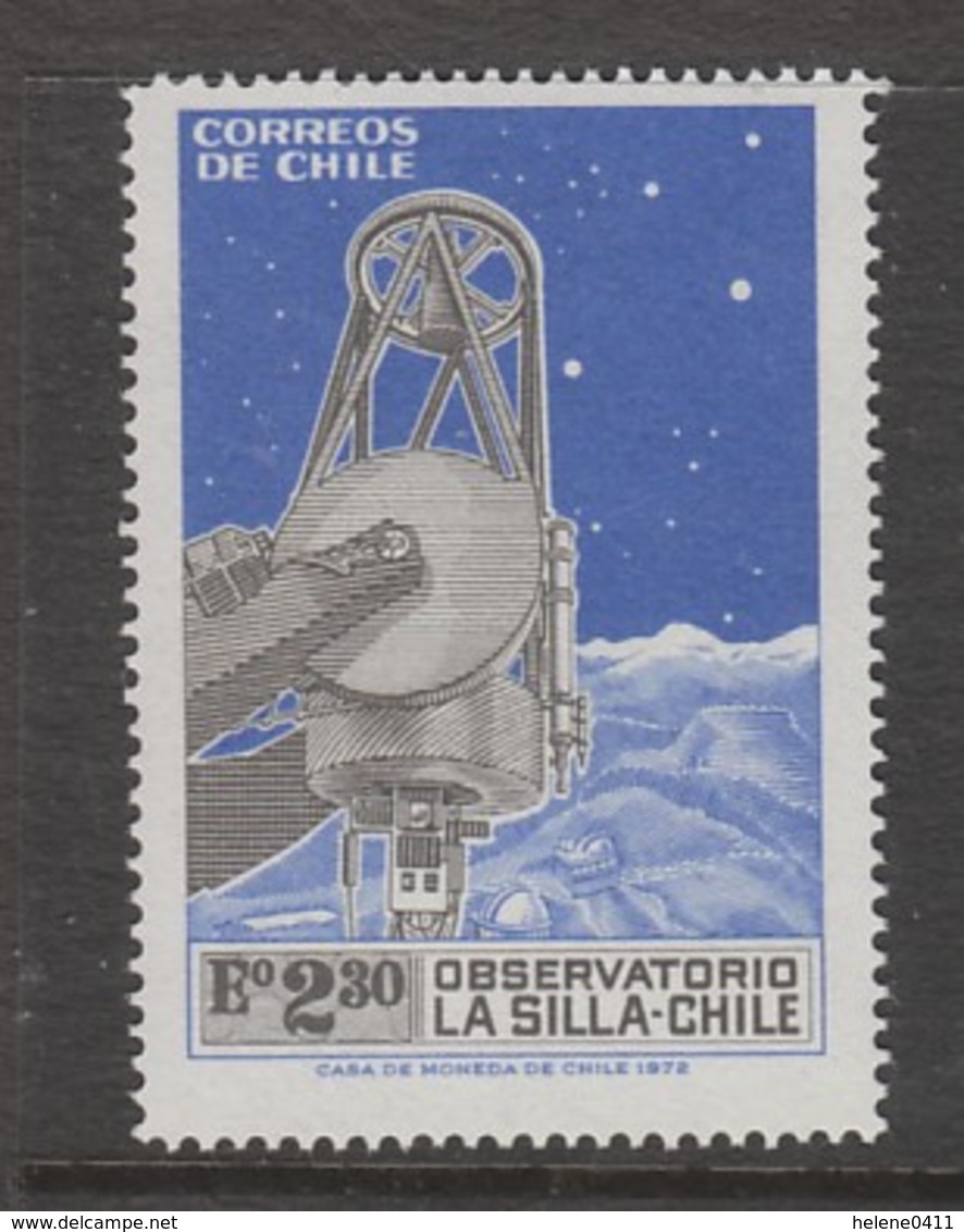 TIMBRE NEUF DU CHILI - OBSERVATOIRE DE LA SILLA N° Y&T 401 - Astronomie