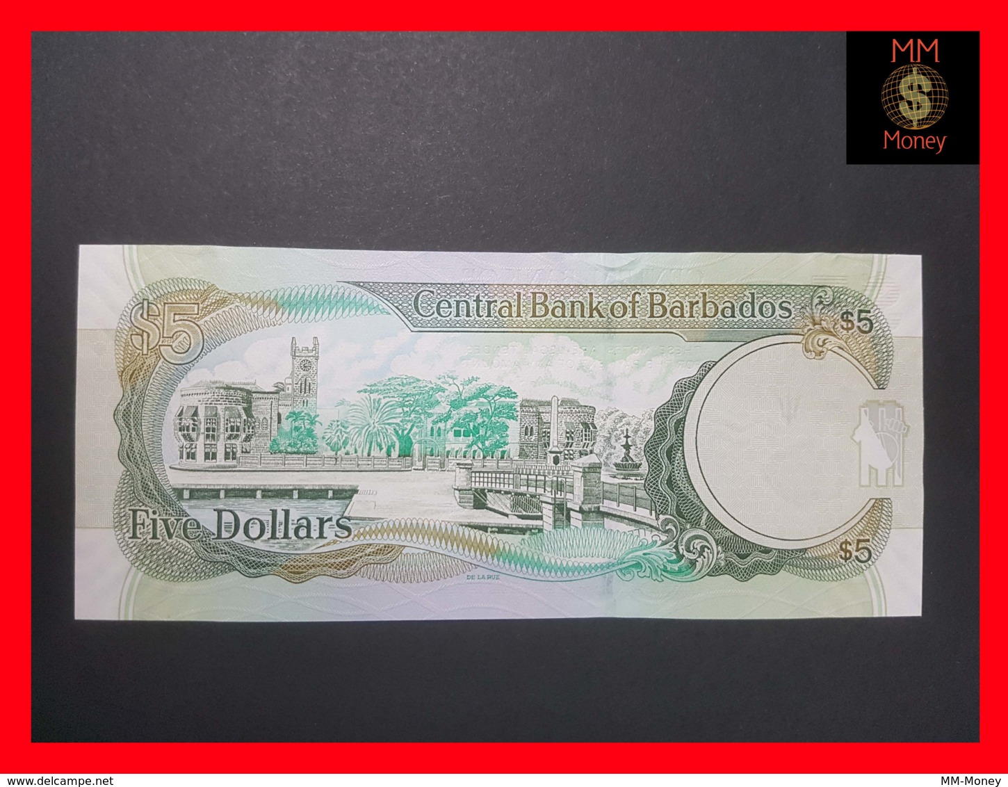 BARBADOS 5 $ 2012  P. 67 C  UNC - Barbados