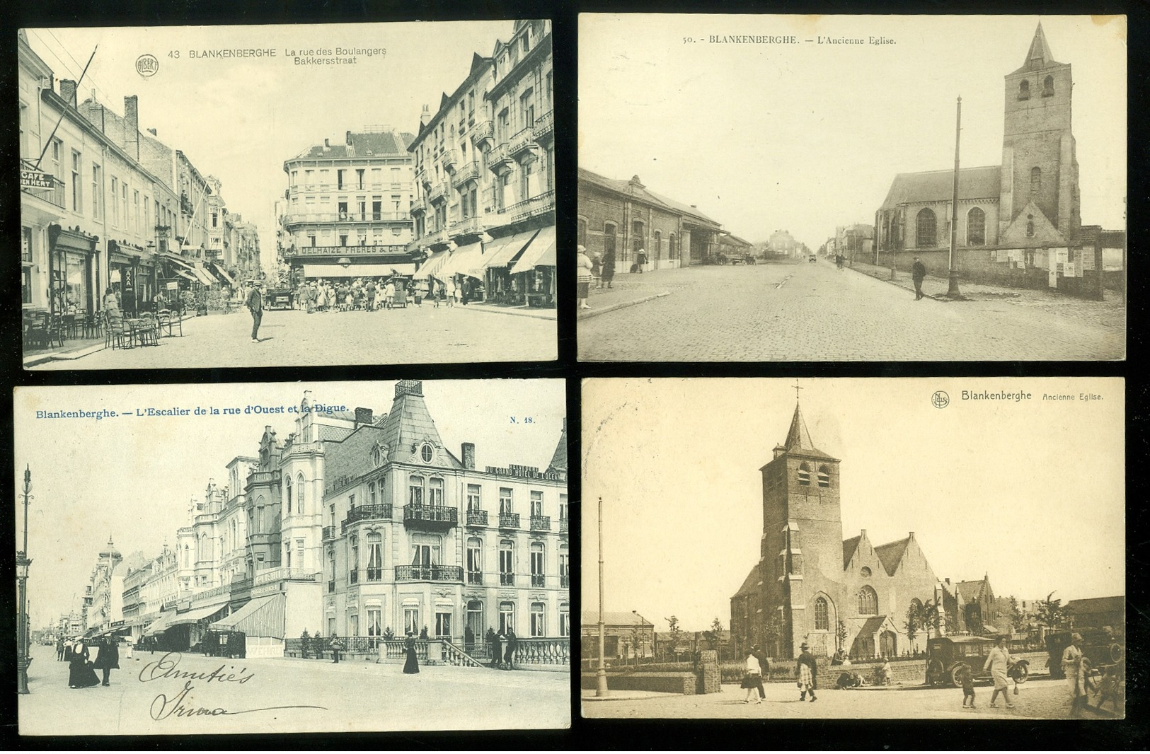 Beau Lot De 60 Cartes Postales De Belgique  La Côte  Blankenberge     Mooi Lot Van 60 Postkaarten Van België - 60 Scans - 5 - 99 Cartes