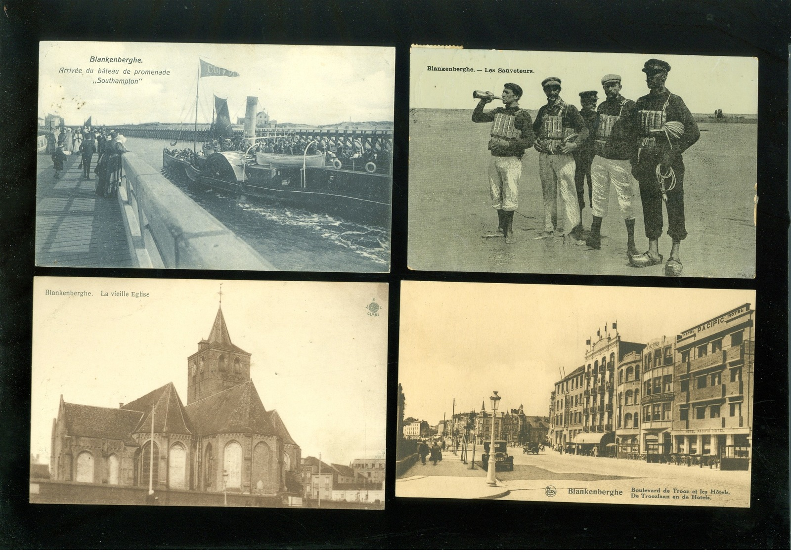 Beau lot de 60 cartes postales de Belgique  la côte  Blankenberge     Mooi lot van 60 postkaarten van België - 60 scans