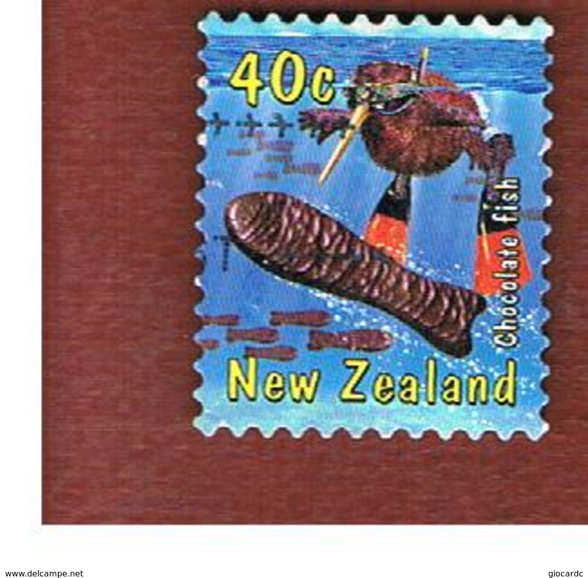 NUOVA ZELANDA (NEW ZEALAND) - SG 2321  -  2000 KIWIANA: CHOCOLATE  FISH -  USED° - Usati