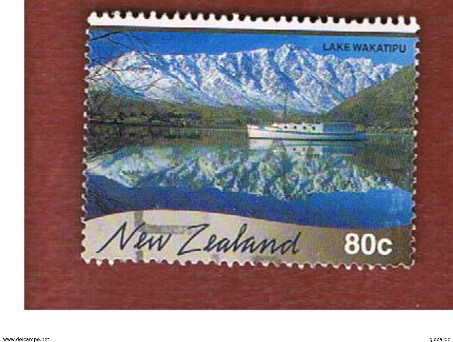 NUOVA ZELANDA (NEW ZEALAND) - SG 2337  -  2000 SCENIC REFLECTIONS: LAKE WAKATIPU  -  USED° - Oblitérés