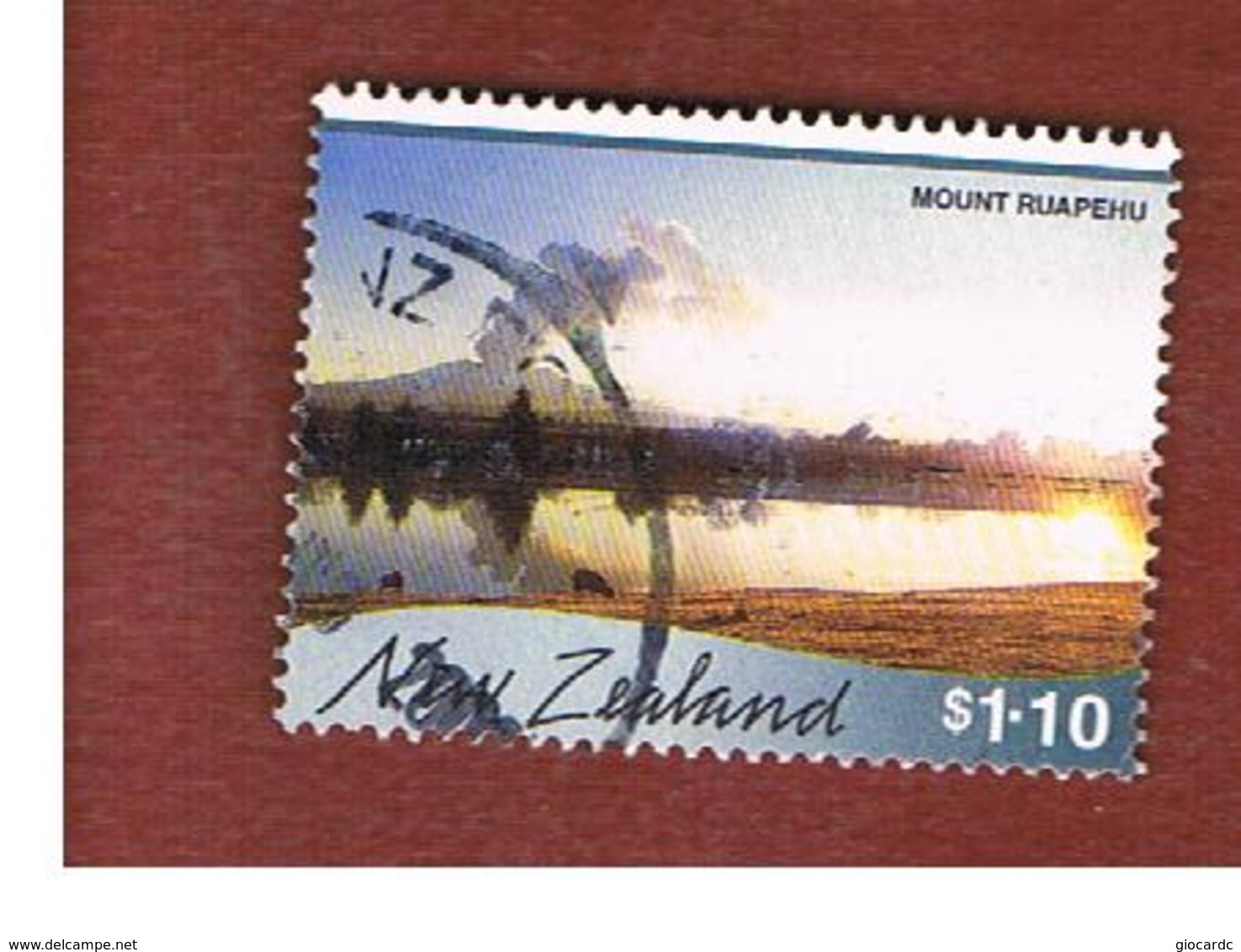 NUOVA ZELANDA (NEW ZEALAND) - SG 2338  -  2000 SCENIC REFLECTIONS: ERUPTION ON MOUNT RUAPEHU  -  USED° - Usati