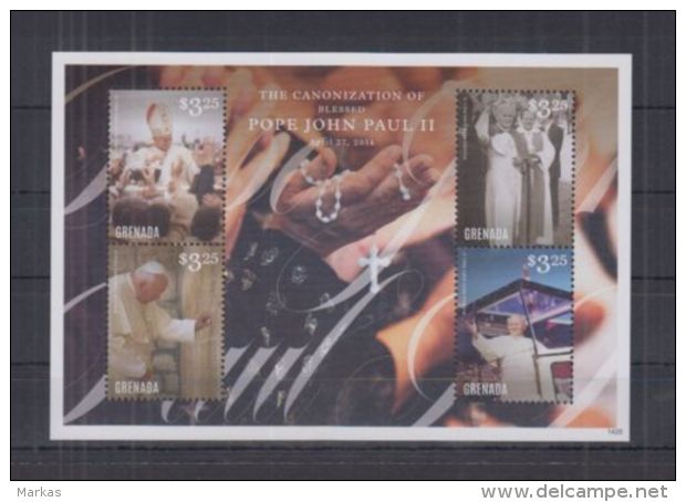 E142. Grenada - MNH - Famous People - Pope - John Paul II - 2014 - Andere & Zonder Classificatie