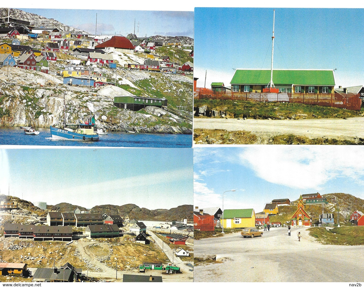 4 Cartes Postales Neuves De Frederikshab . - Groenlandia