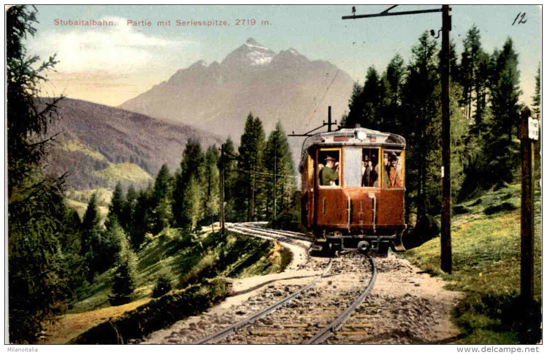 Stubaitalbahn - Partie Mit Serlesspitze 2719 M - Sonstige & Ohne Zuordnung