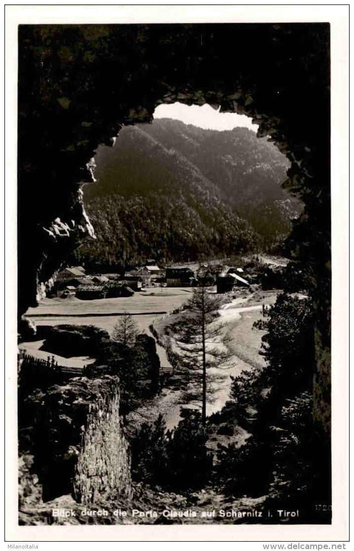 Blick Durch Die Porta Claudia Auf Scharnitz, Tirol (1720) * 6. Juli 1931 - Scharnitz