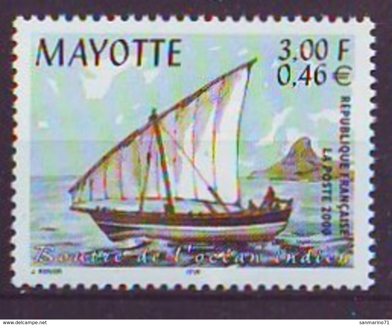 MAYOTTE 79,unused,ships - Andere-Oceanië