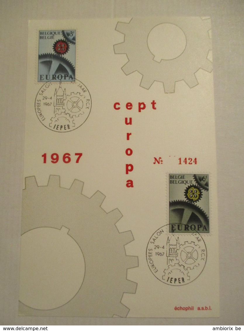 Carte Max Echophil 1414-15 - 1961-1970