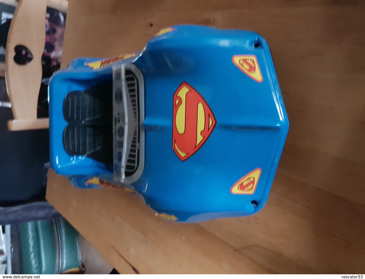 Très Rare Voiture Superman Pour Poupée 30cm Vintage - Superman