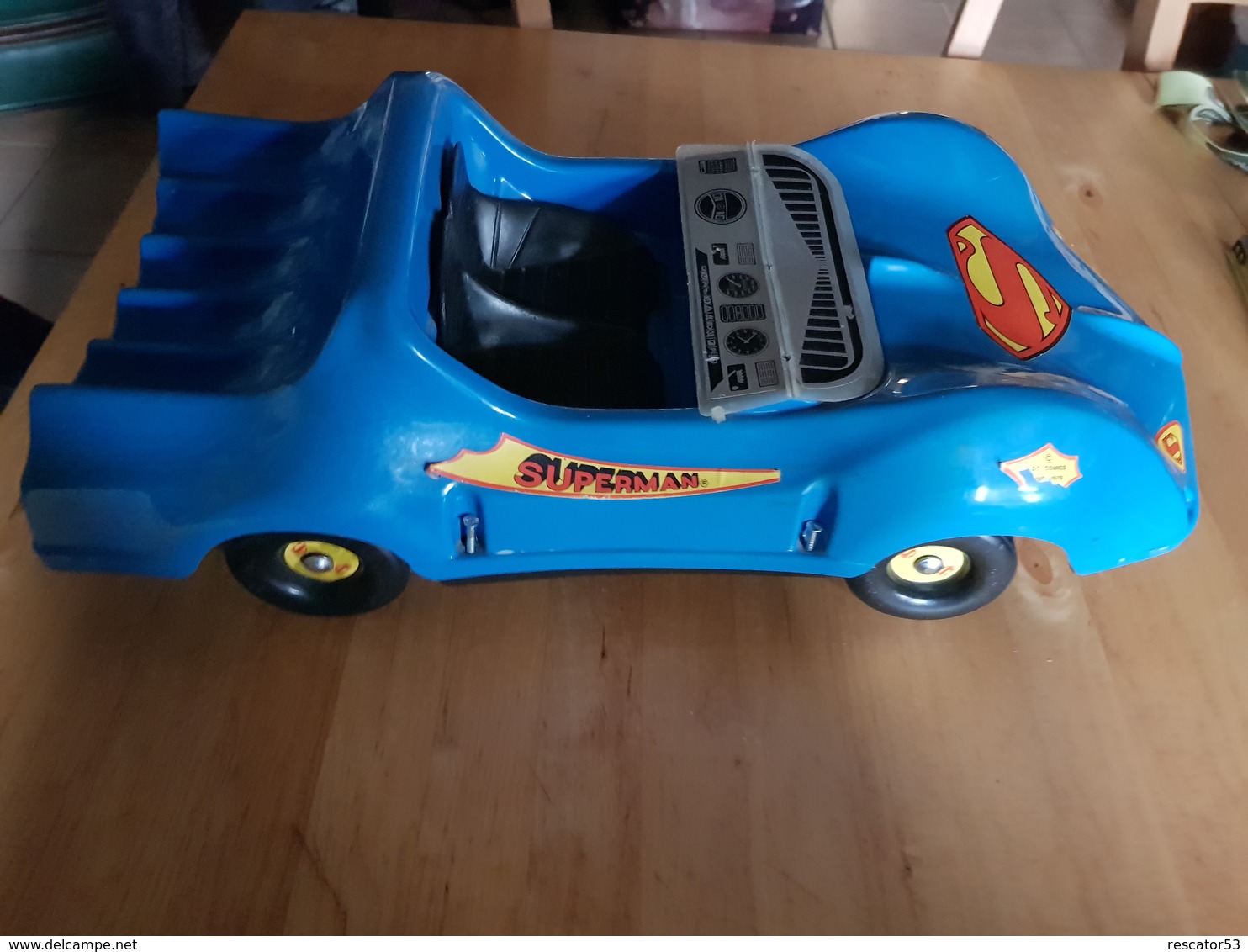 Très Rare Voiture Superman Pour Poupée 30cm Vintage - Superman