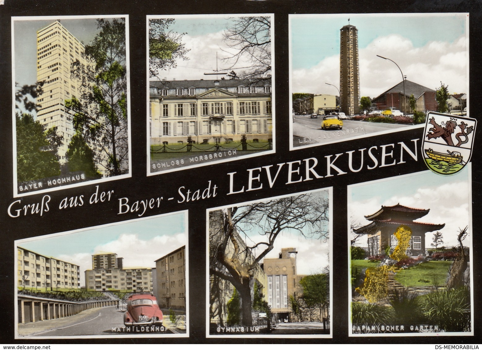 Leverkusen - Alkenrath , Mathildenhof , Gymnasium , Morsbroich 1970 - Leverkusen