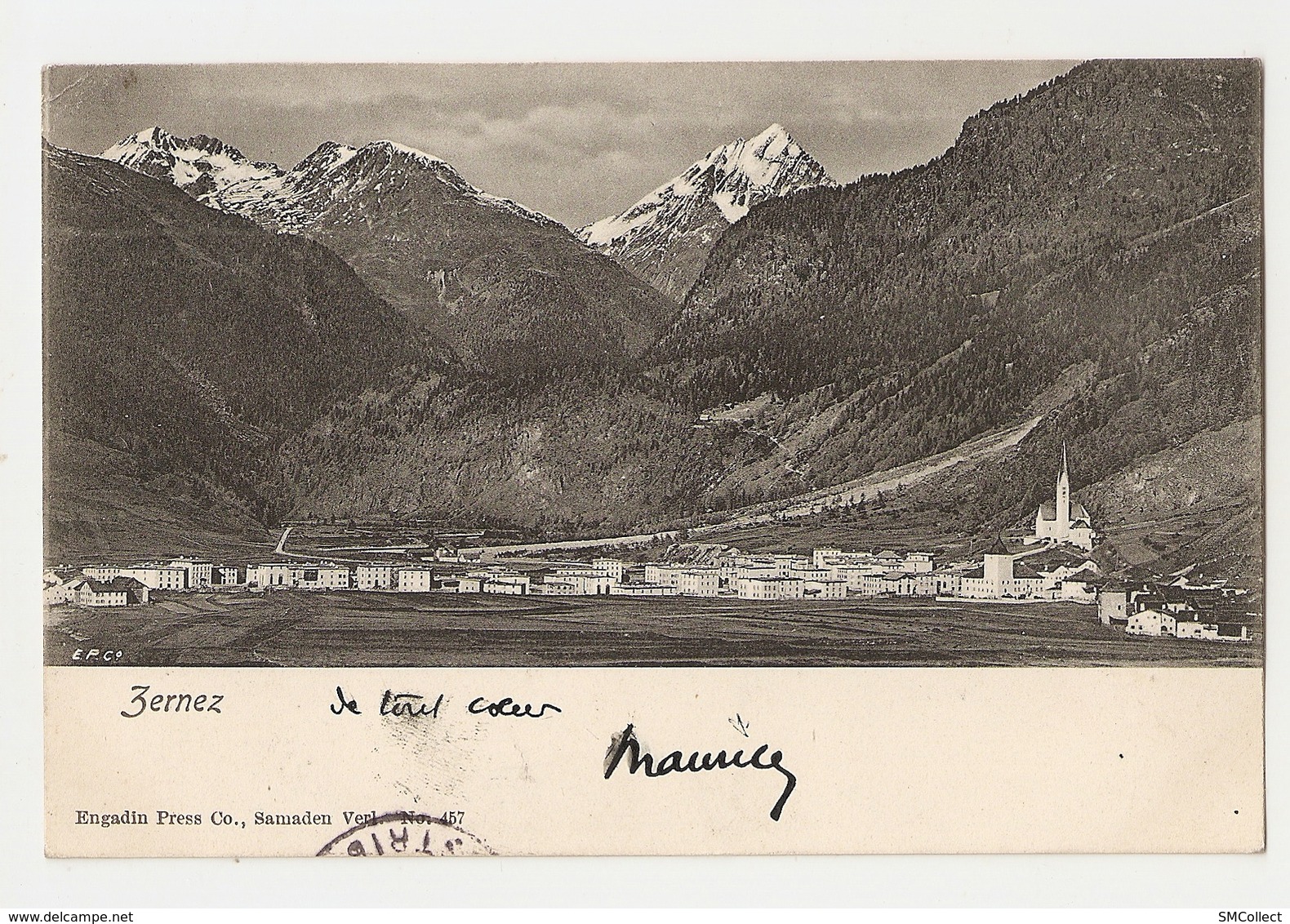 Zernez, Vue Générale (A4p78) - Zernez