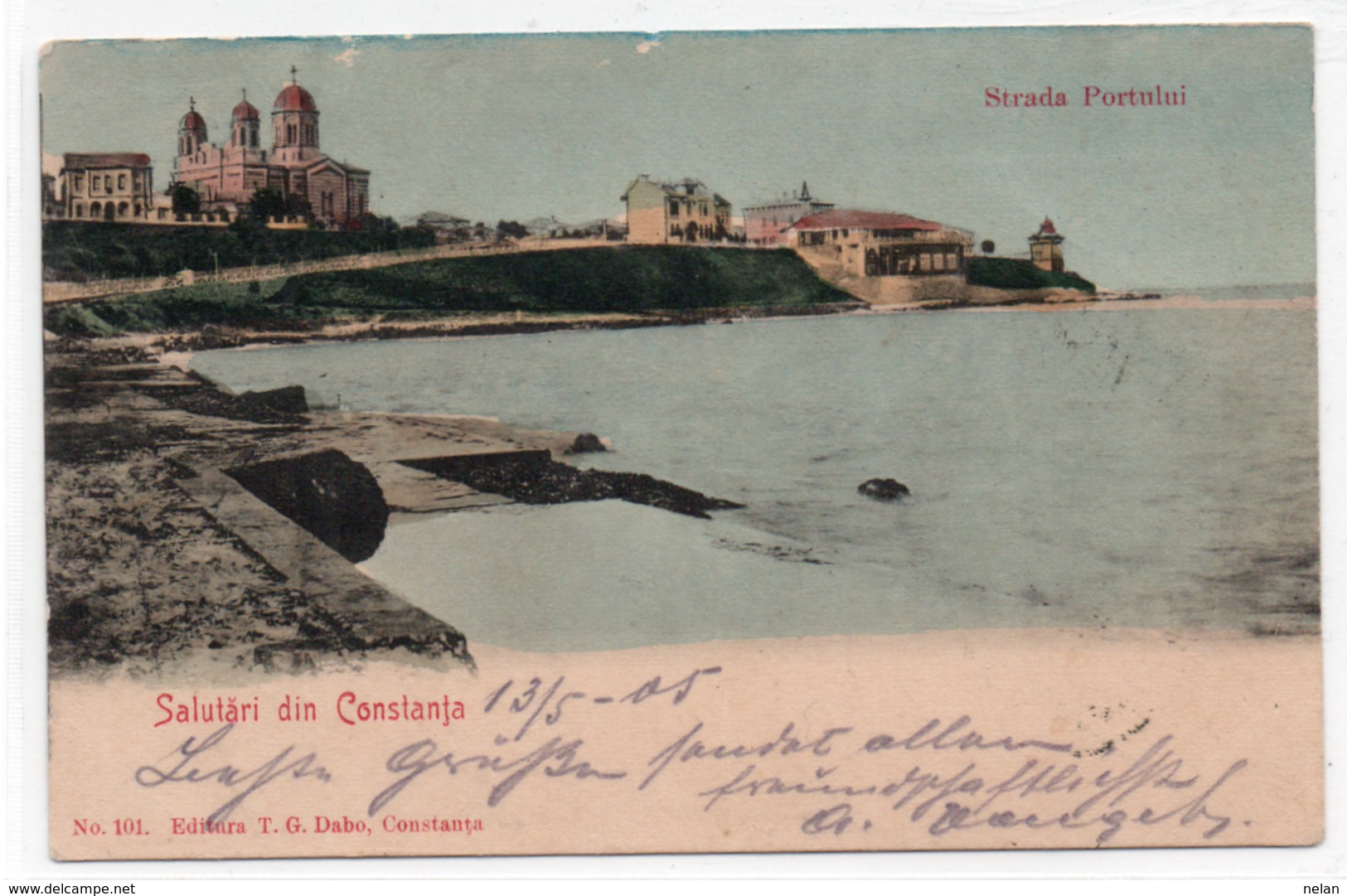 CONSTANTA-SALUTARI DIN CONSTANTA-STRADA PORTULUI-1905 - Roumanie