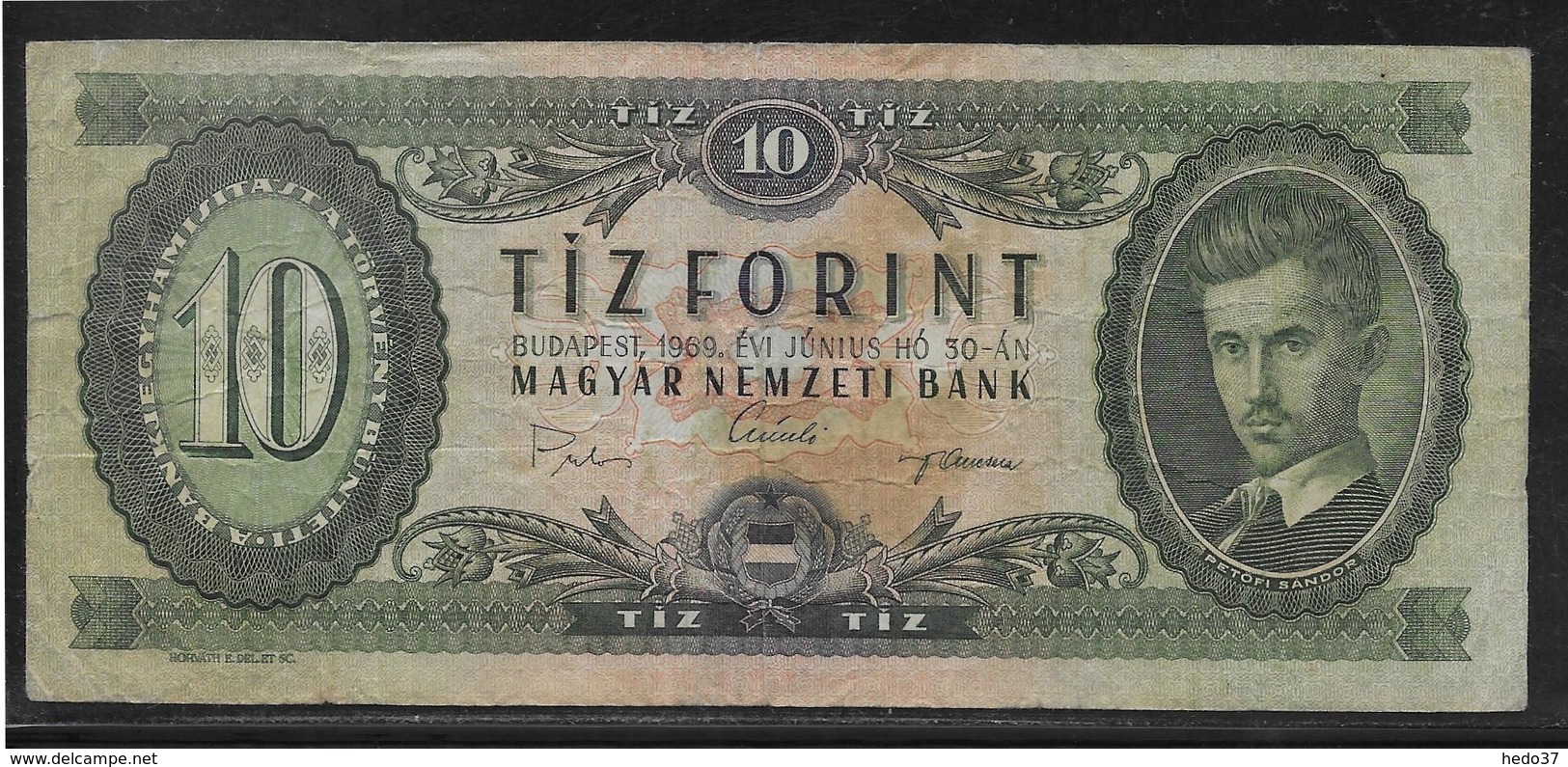 Hongrie - 10 Forint - Pick N°168d - TB - Hungary