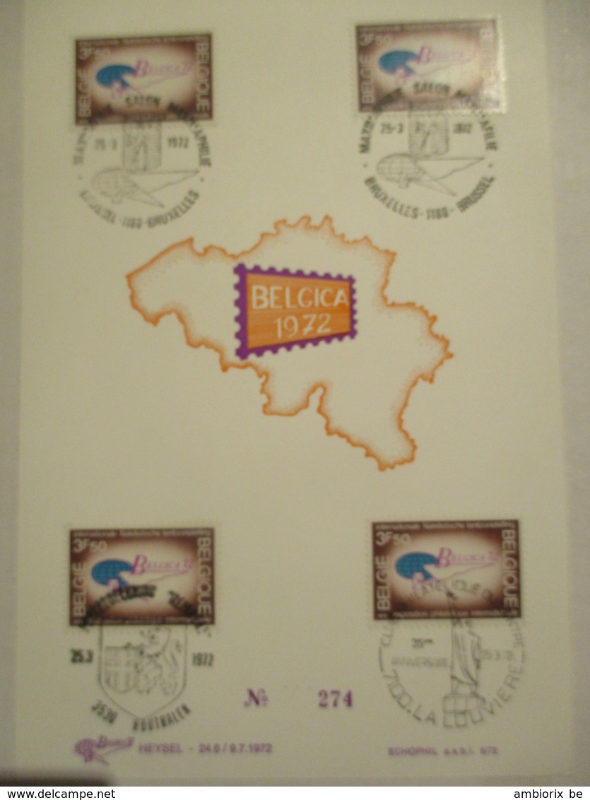 Carte Max Echophil 1621 Belgica - 1971-1980