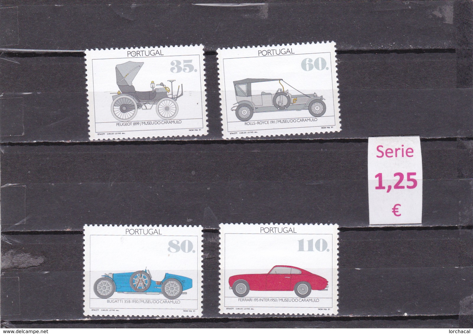 Portugal  -  Serie Completa Nueva**  Coches Autos  Transportes -  9/7812 - Other & Unclassified