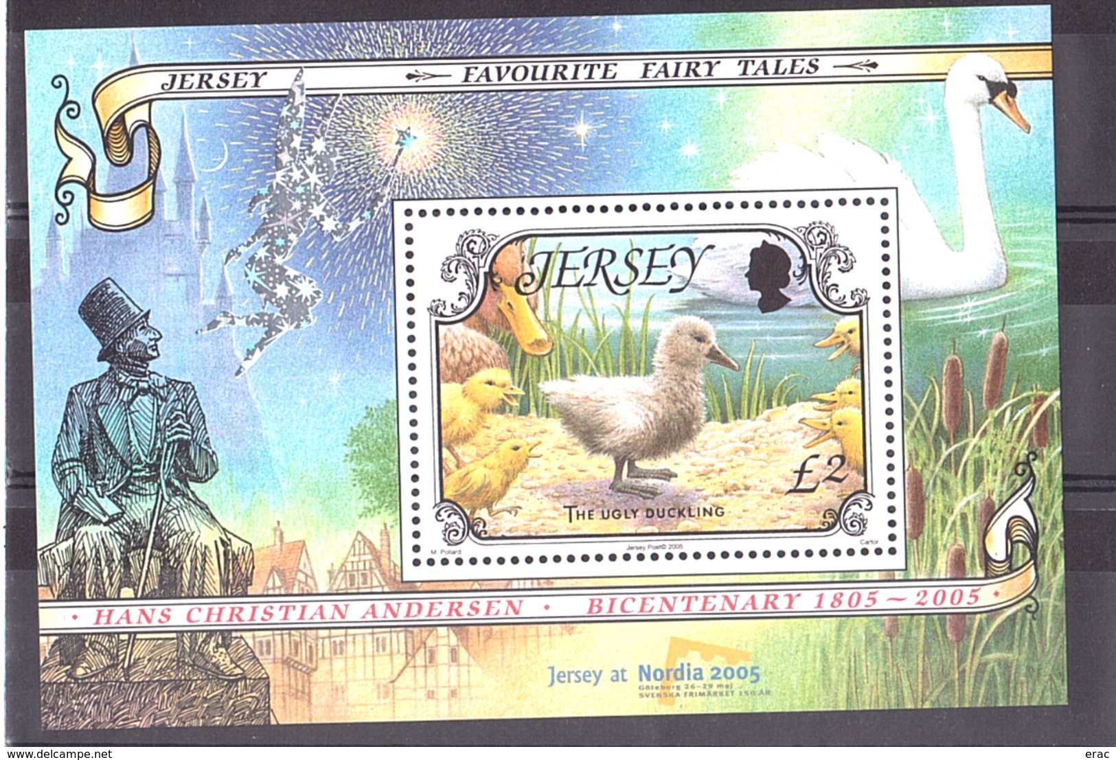 Jersey - 2005 - BF N° 62 - Neuf ** - Nordia 2005 - Le Vilain Petit Canard - Hans Christian Andersen - Jersey