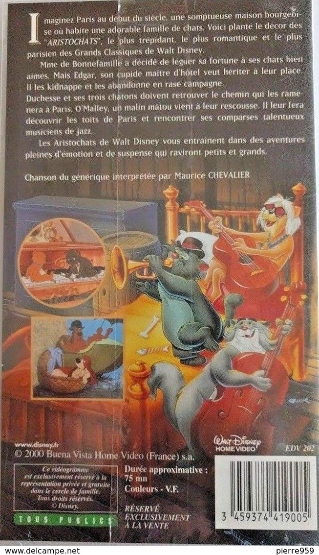 LES-ARISTOCHATS-VHS - Dessins Animés