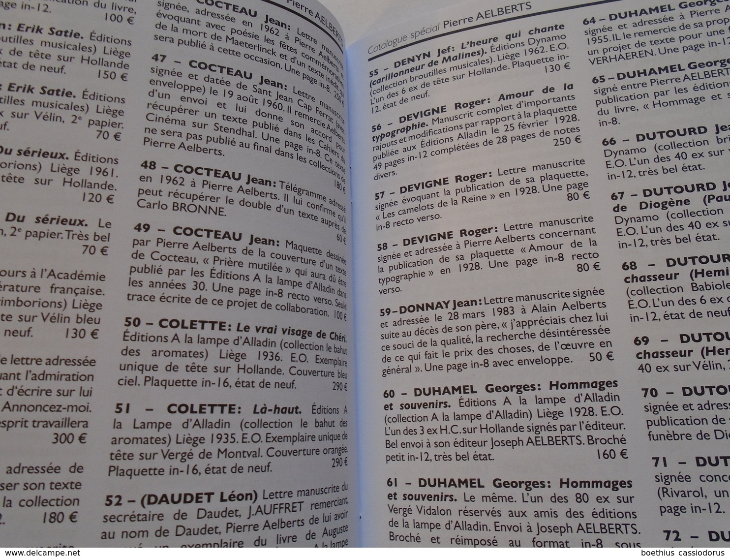 PIERRE AELBERTS 30 ANS APRES - CATALOGUE FOSSE N°50 Février 2014 - 343 REFERENCES - Andere & Zonder Classificatie