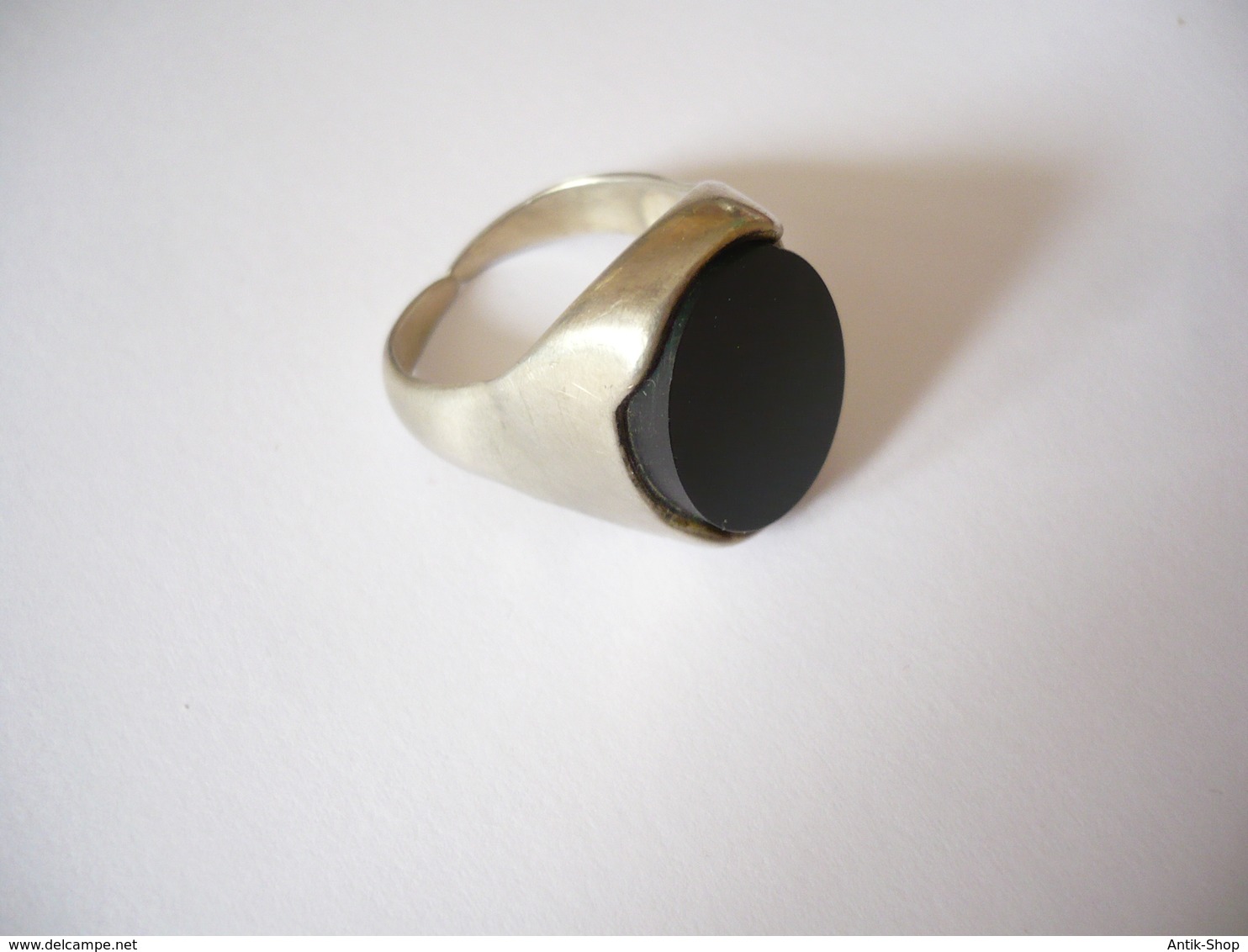 Herren-Ring Mit Onyx-Platte   (551) Preis Reduziert - Ringe