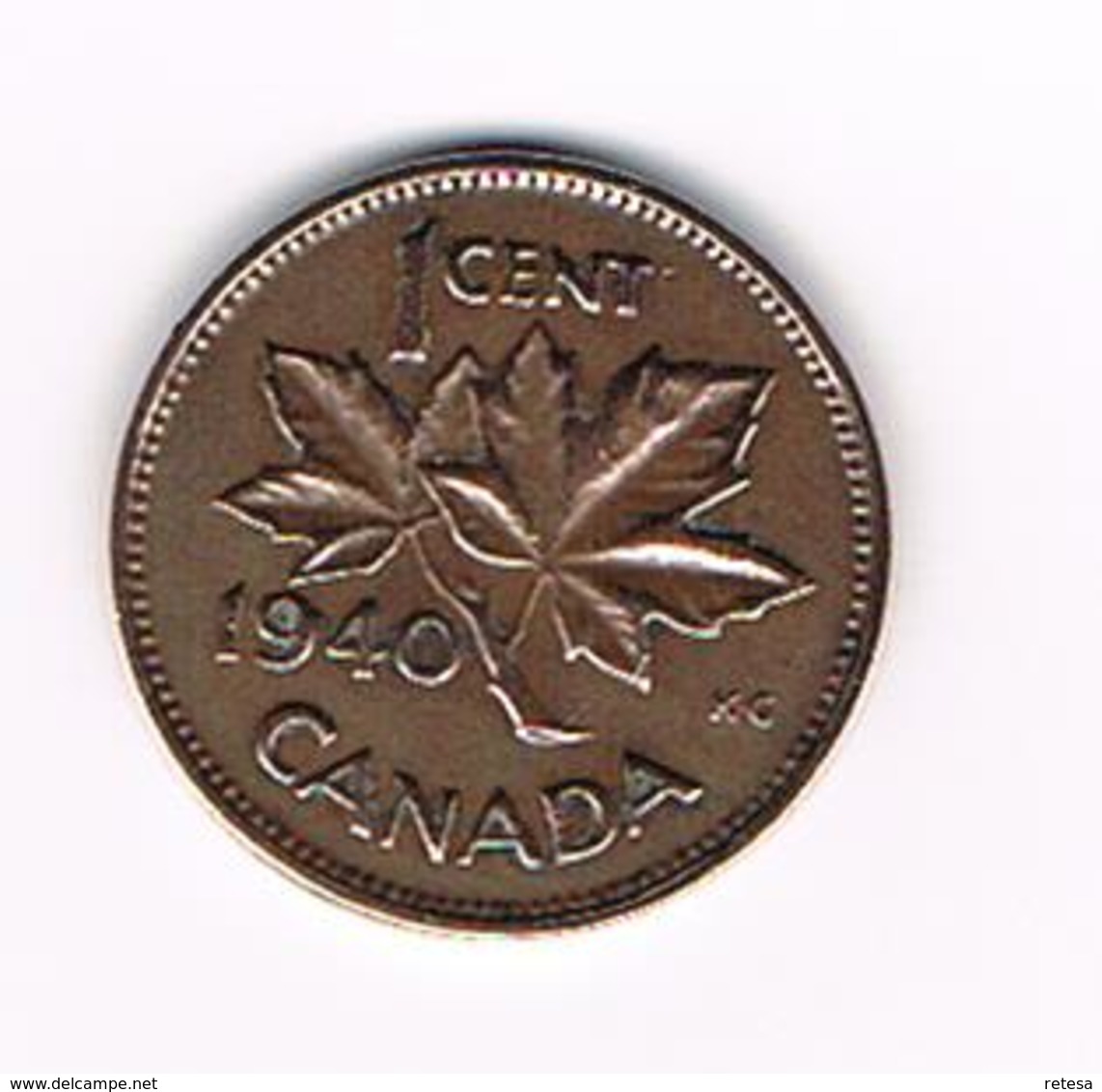 =&    CANADA  1 CENT 1940 - Canada