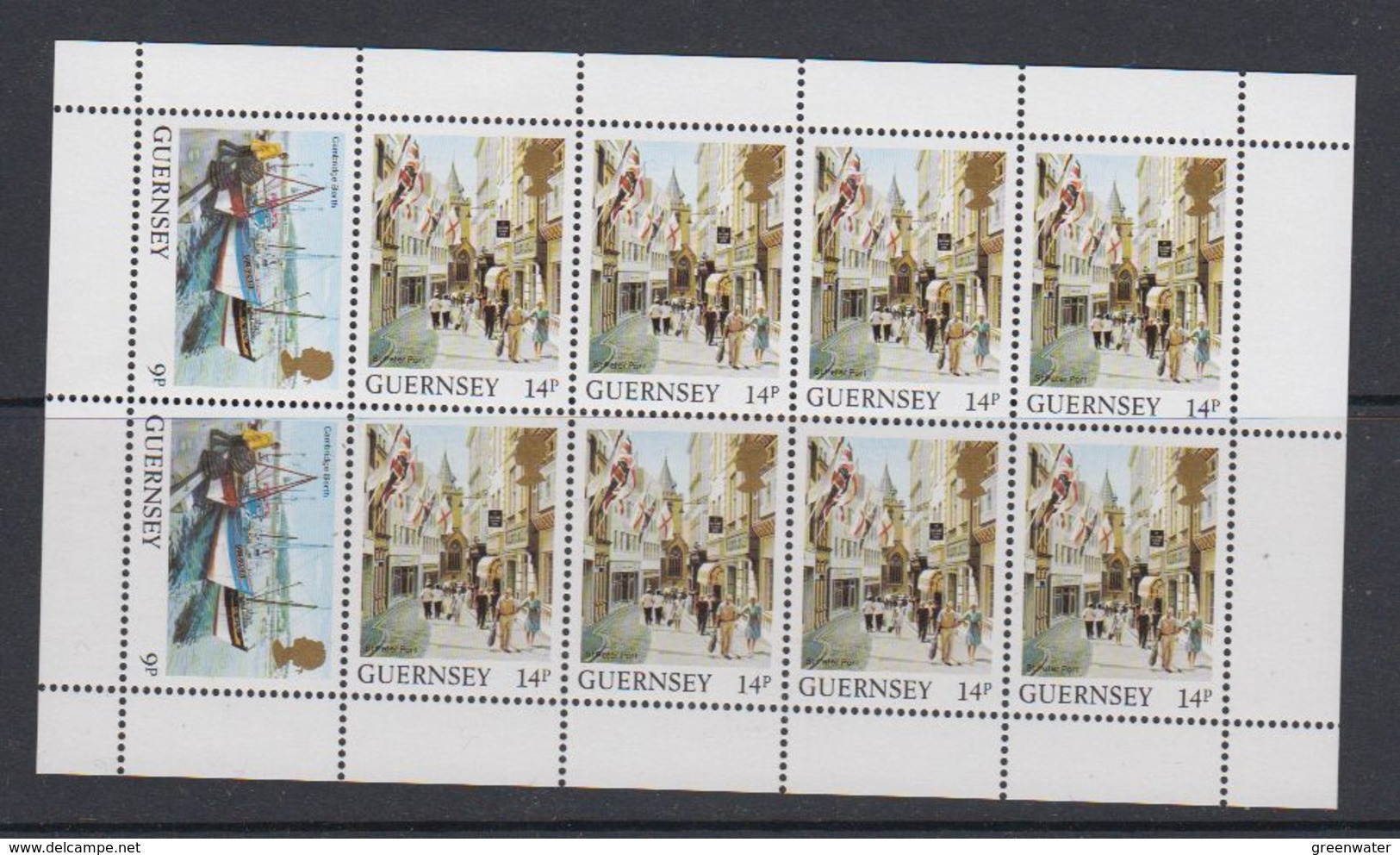 Guernsey 1984 Definitives / Booklet Pane ** Mnh (40425) - Guernsey