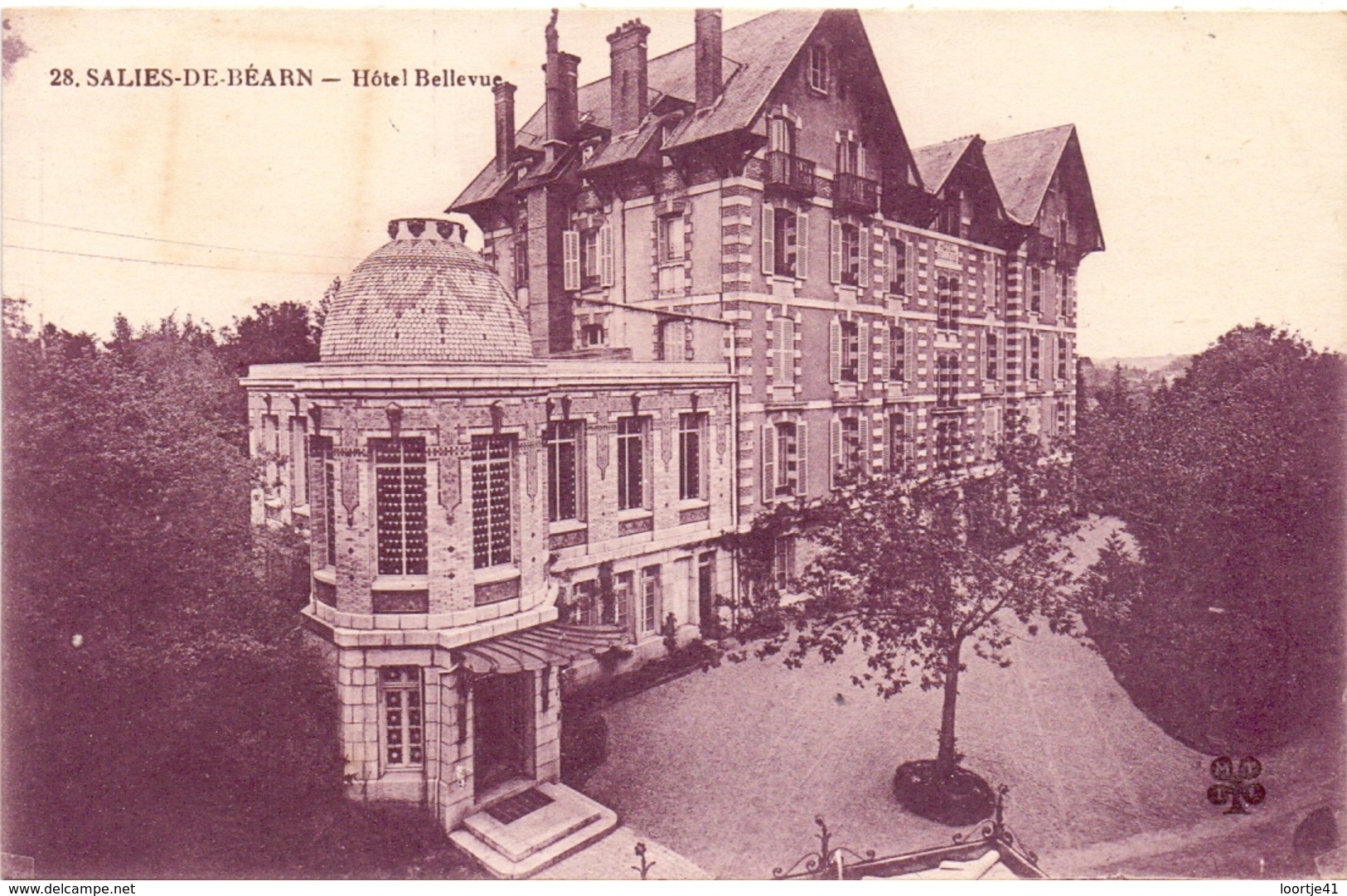 CP - Salies De Béarn - Hotel Bellevue - Hotel's & Restaurants