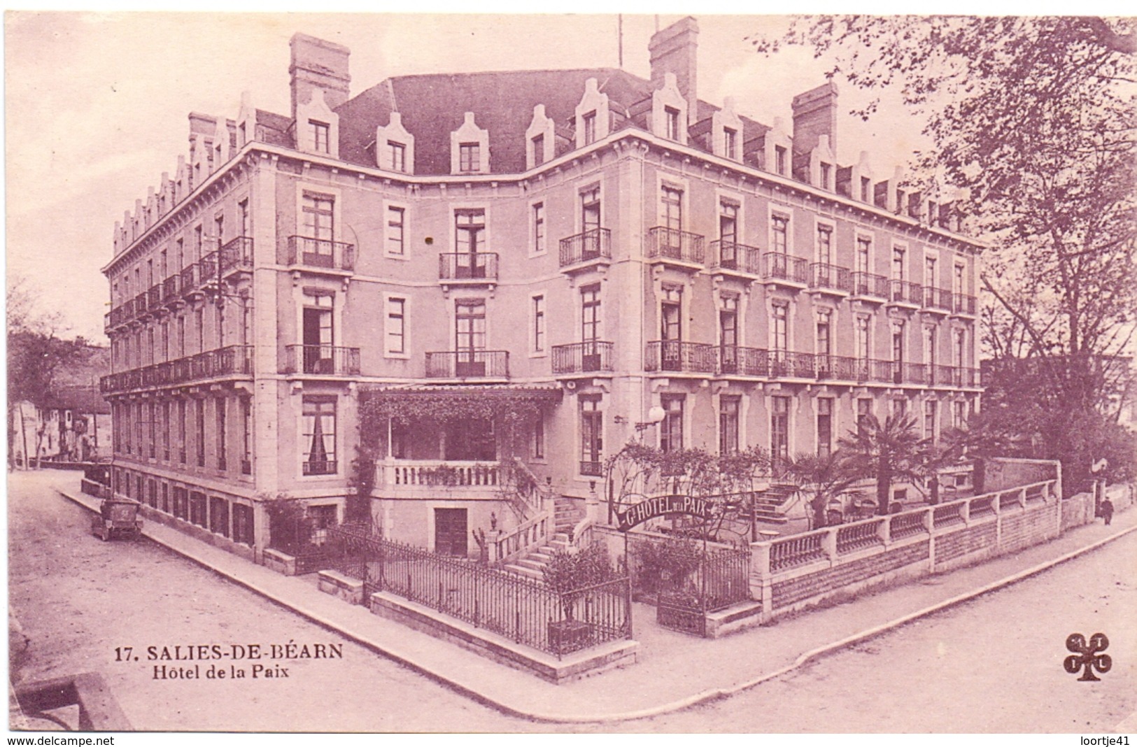 CP - Salies De Béarn - Hotel De La Paix - Hotels & Gaststätten