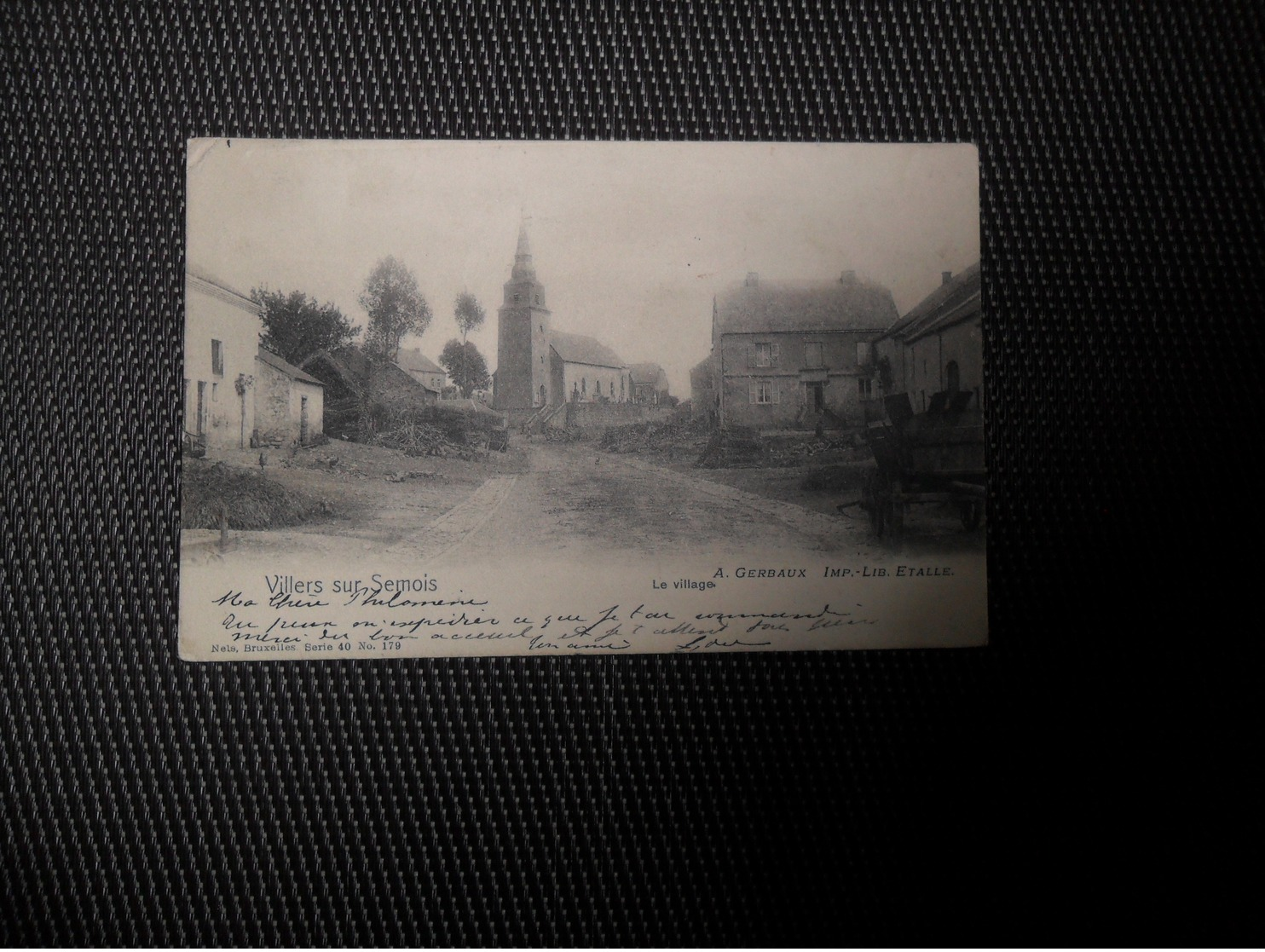 Villers Sur Semois  :   Le Village  Nels Serie 40 N°179 - Etalle