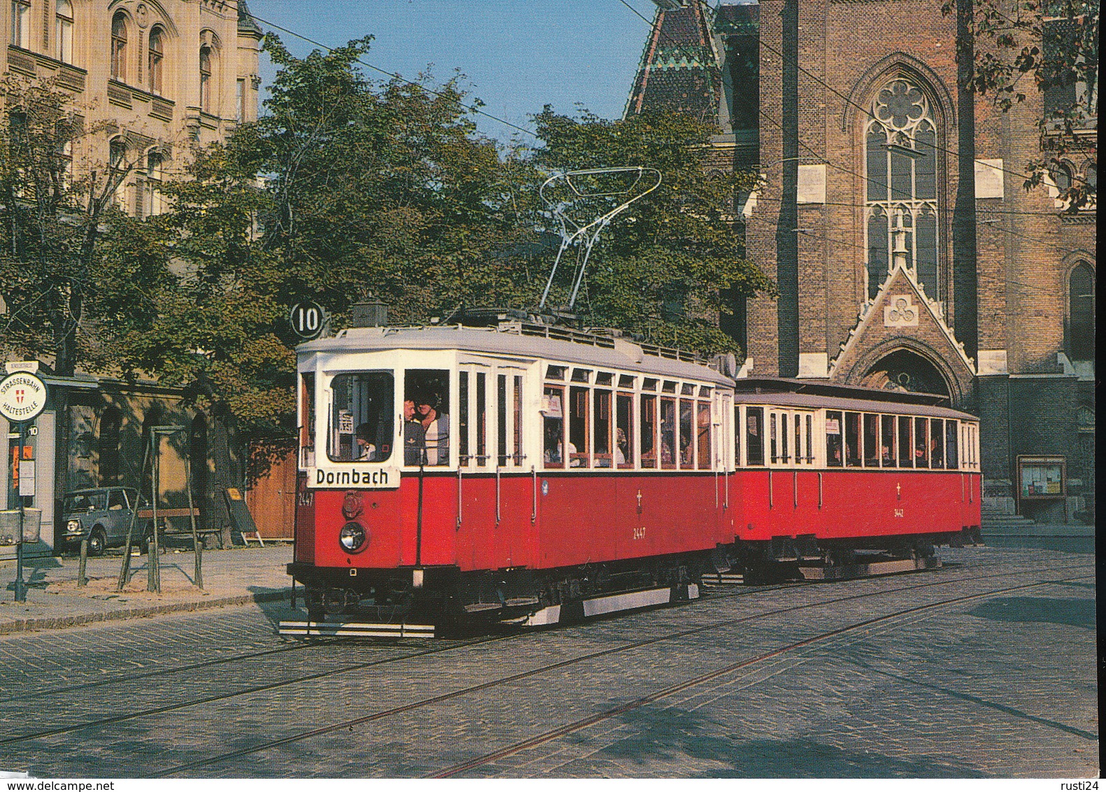 VEF ,restored Tram Car Type K, N°2447 - Eisenbahnen