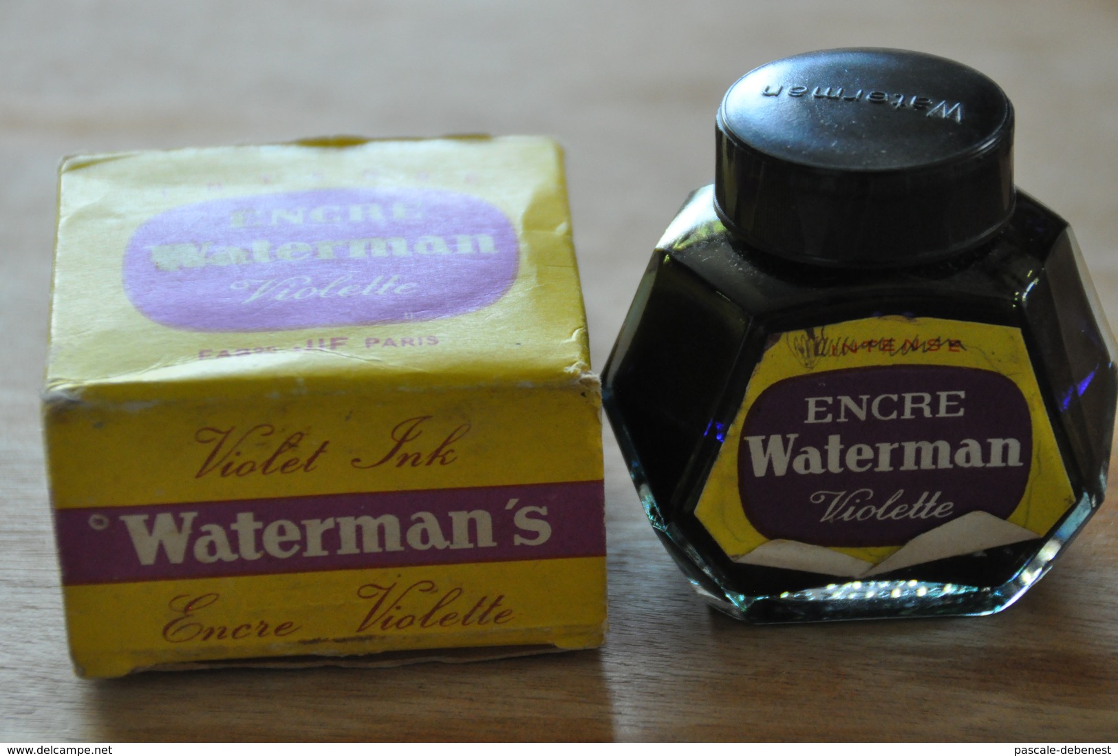 Bouteille D'encre Violette Waterman - Encriers