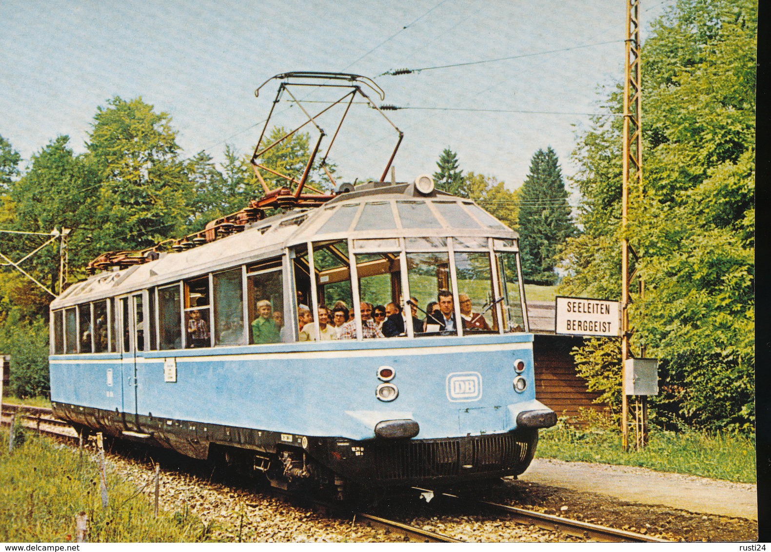 DB , Electric Ralicar For Special Service " Glass - Train ) - Eisenbahnen