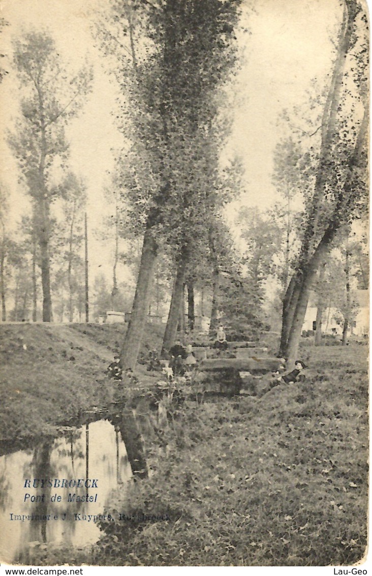 Ruysbroek (Sint-Pietes-Leew). Pont De Mastel - Sint-Pieters-Leeuw