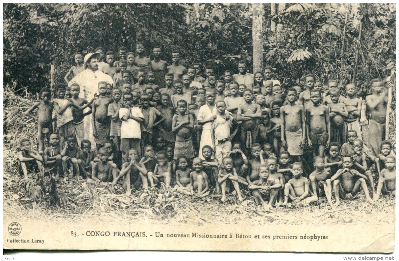 N°64564 -cpa Congo Français -un Nouveau Missionnaire à Bétou- - Congo Français