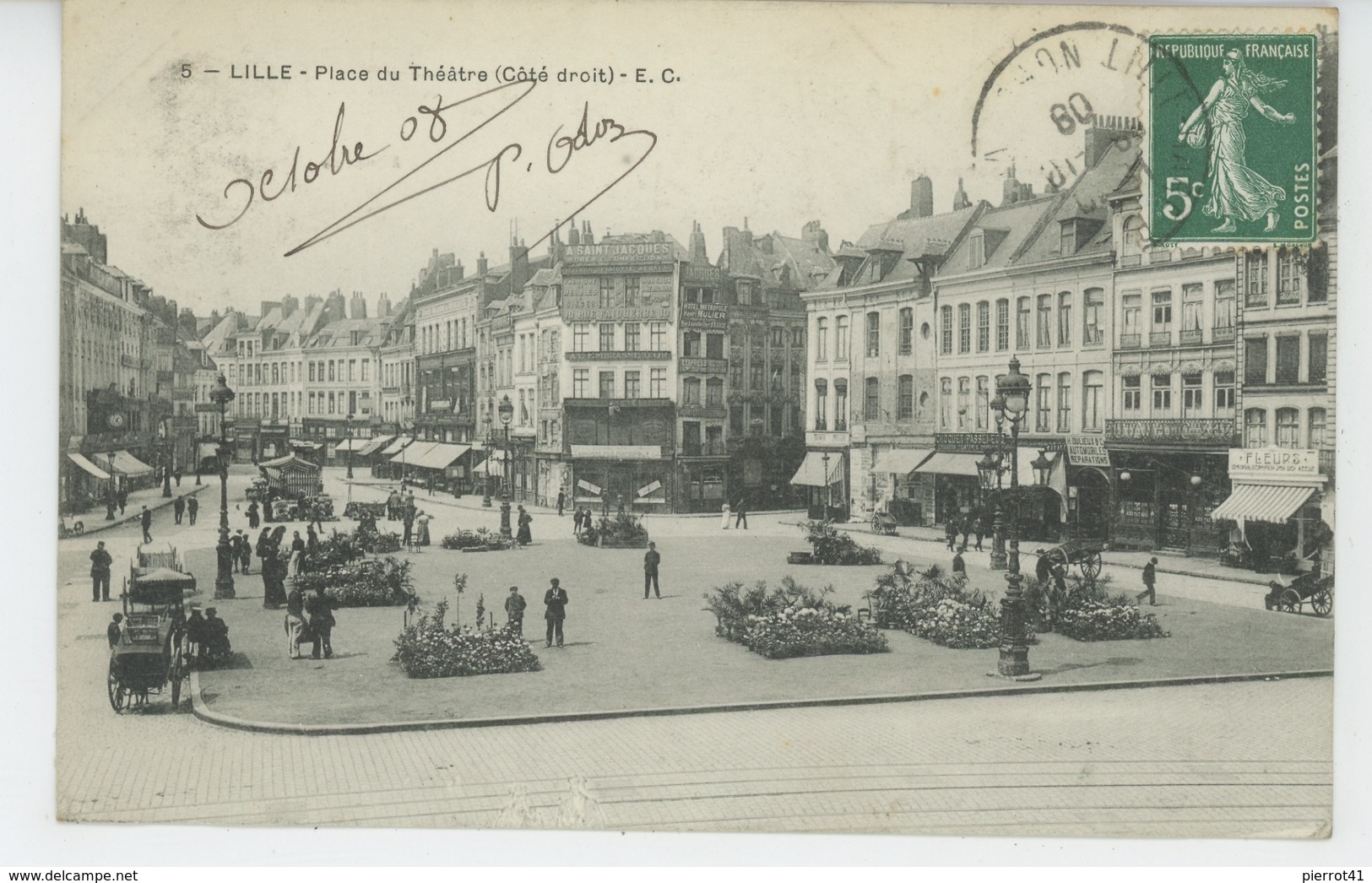 LILLE - Place Du Théâtre (Côté Droit) - Lille