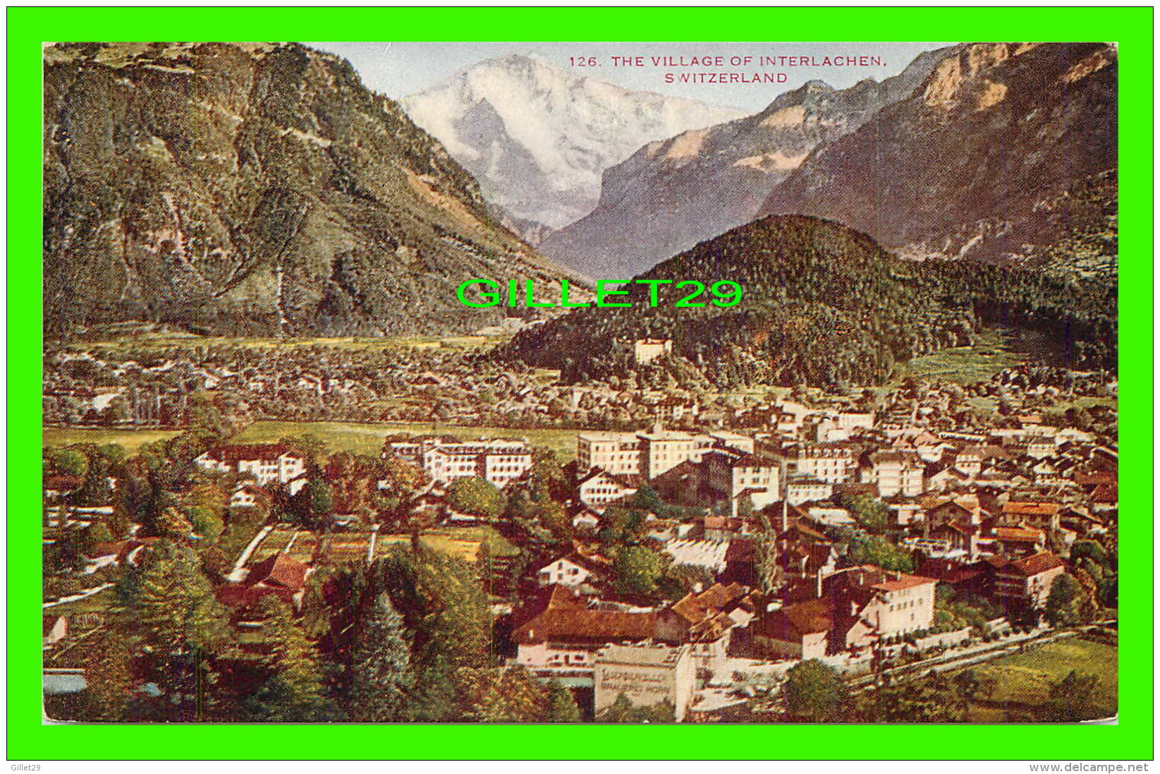 INTERLACHEN, SUISSE - VIEW OF THE VILLAGE - - Autres & Non Classés