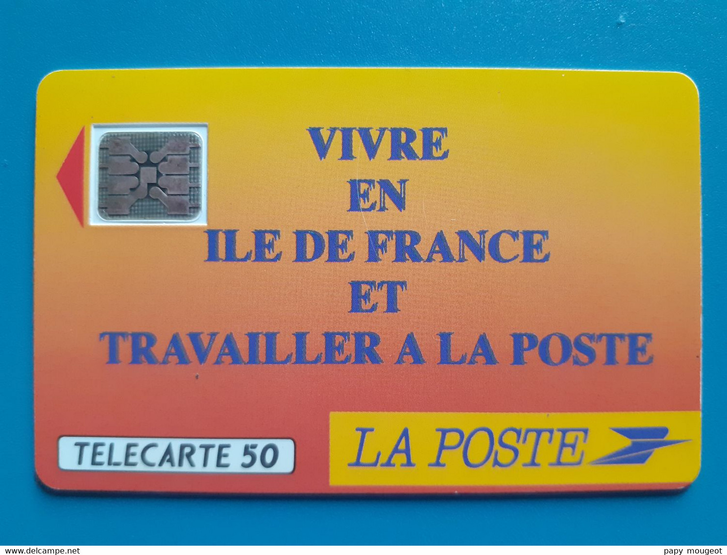 F136B 50U SC5an 12/90 N°21680 Grand Embouti La Poste - Ile De France - 1990