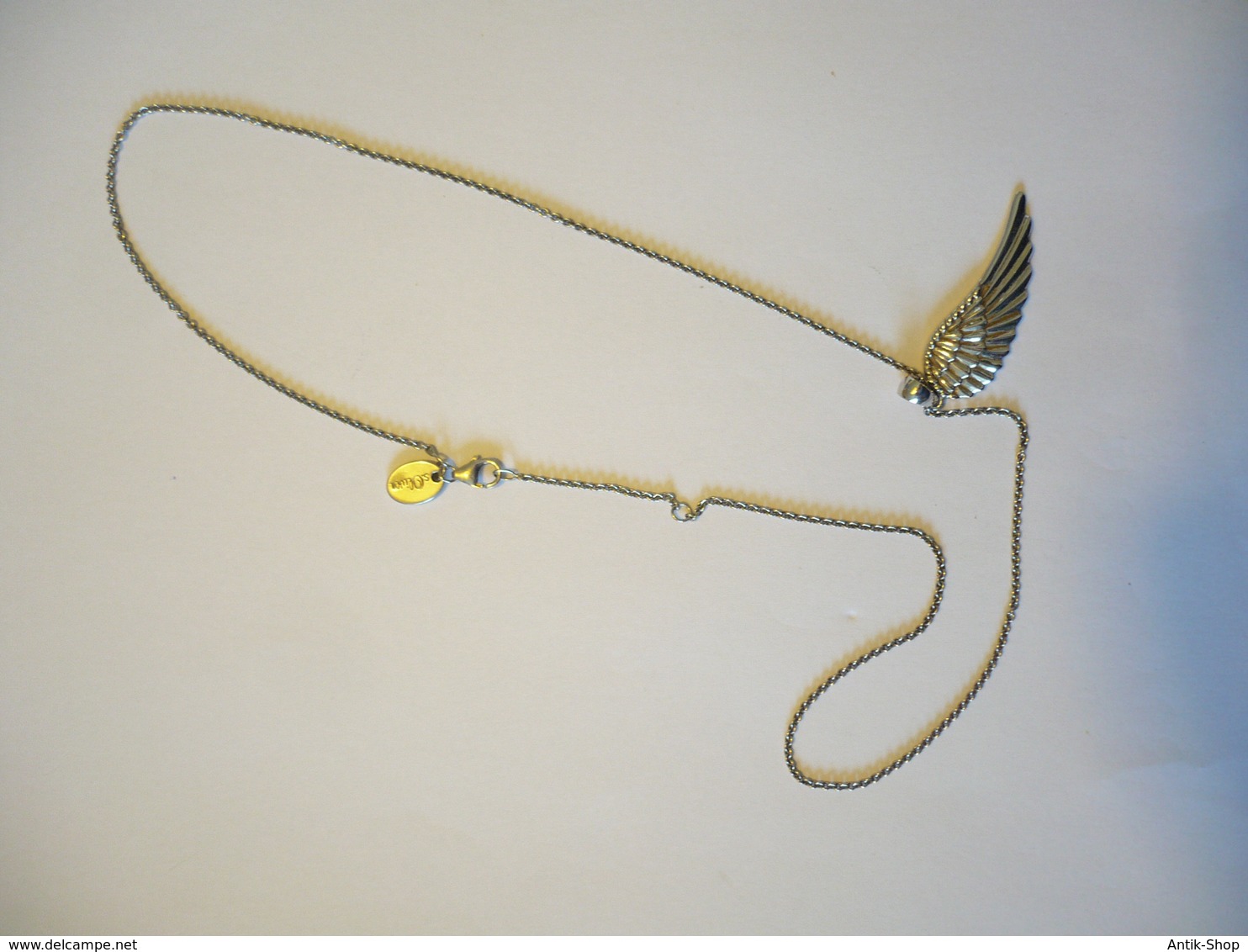 S.Oliver - Silberkette Mit Engelflügel  (565) Preis Reduziert - Halsketten